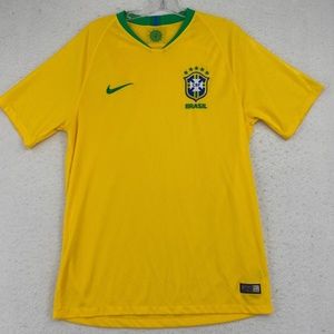Nike Brasil Brazil Futbol Jersey 2018 National Team Soccer Kit Adult Medium